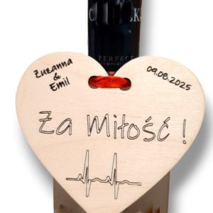 Zawieszka na alkohol - serce