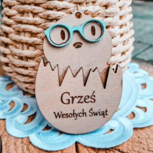 Zawieszka wielkanocna ze sklejki Jajko