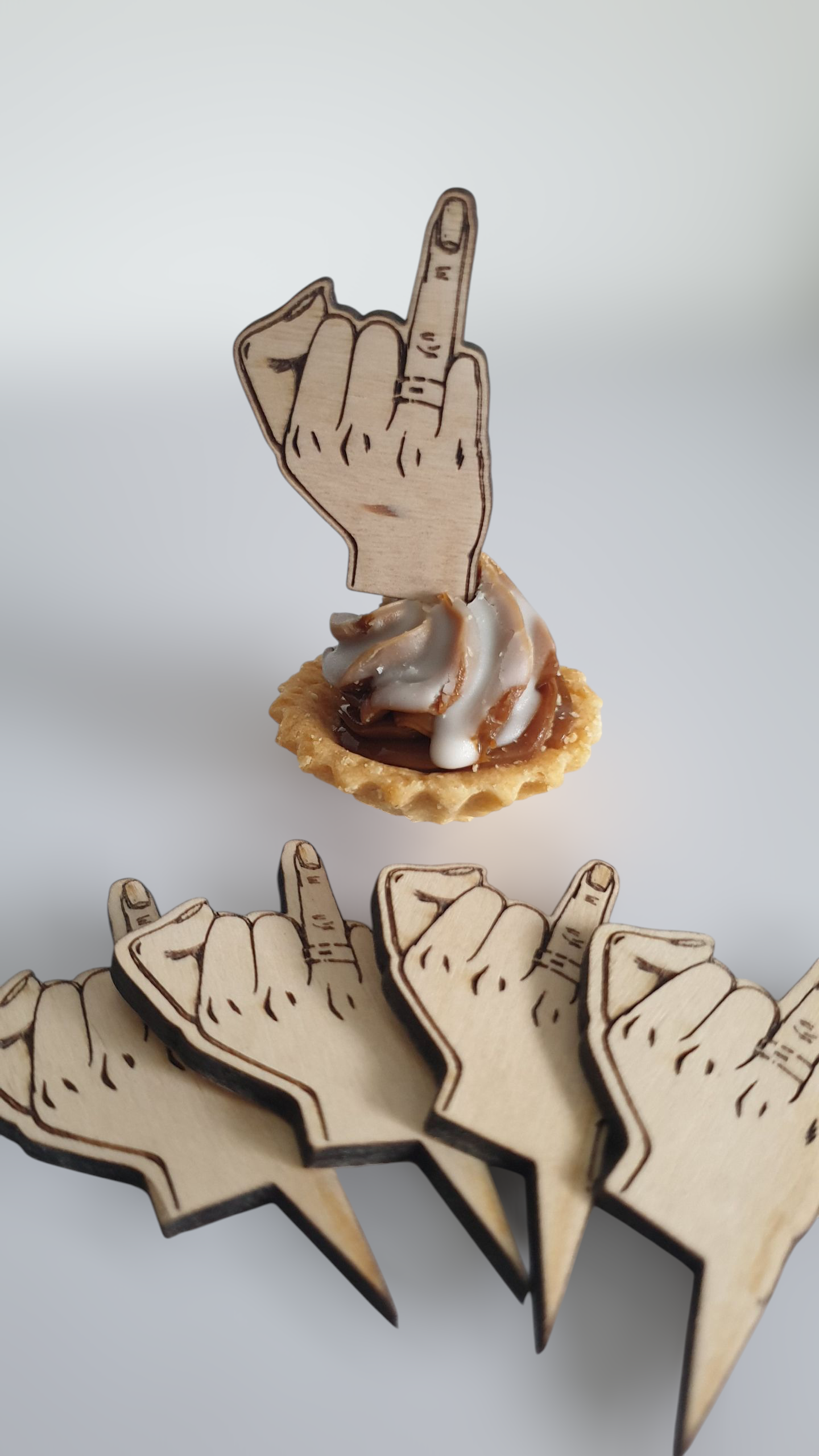 Mini toppery ze sklejki