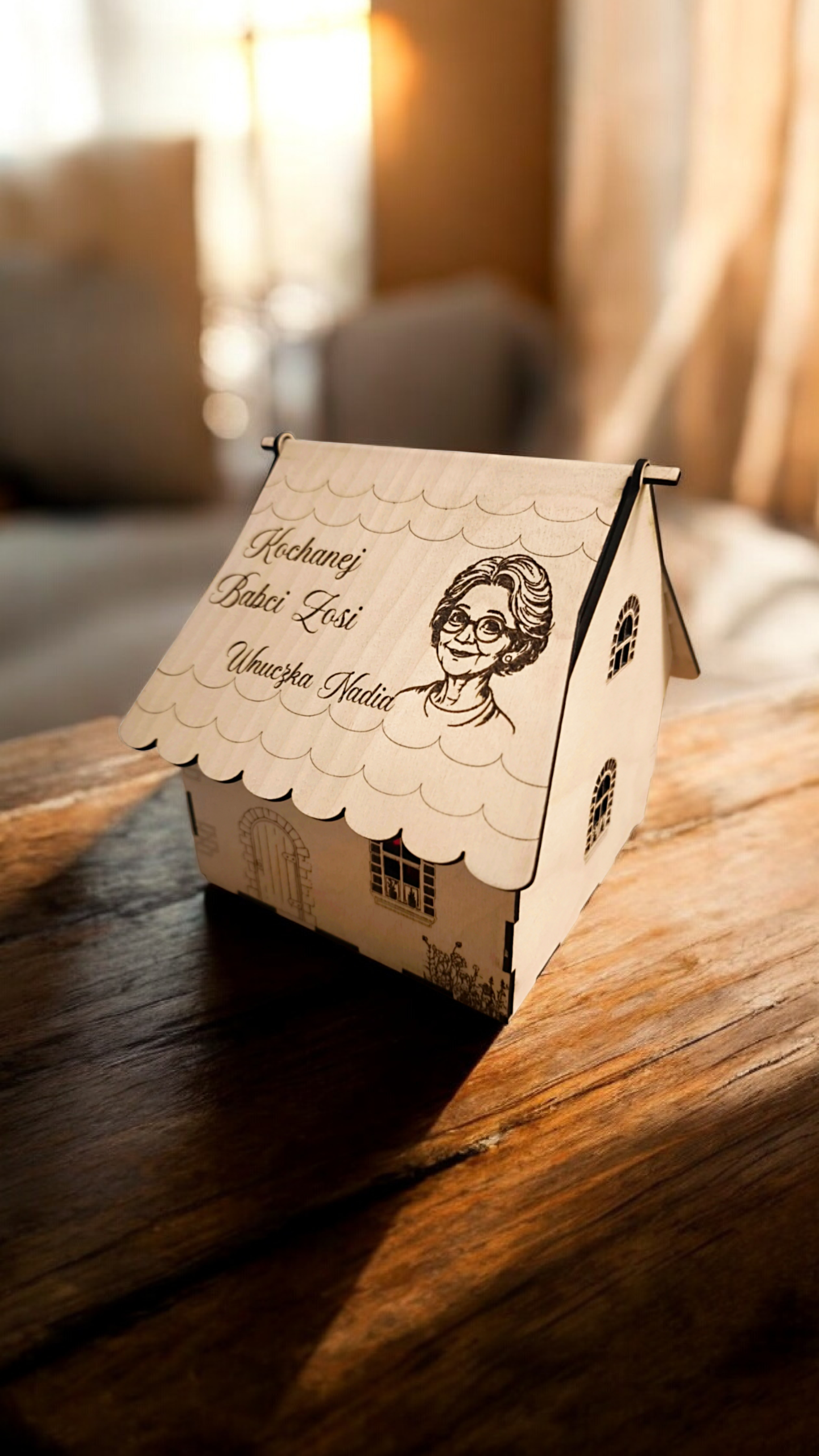 Drewniany domek dla Babci lub Dziadka