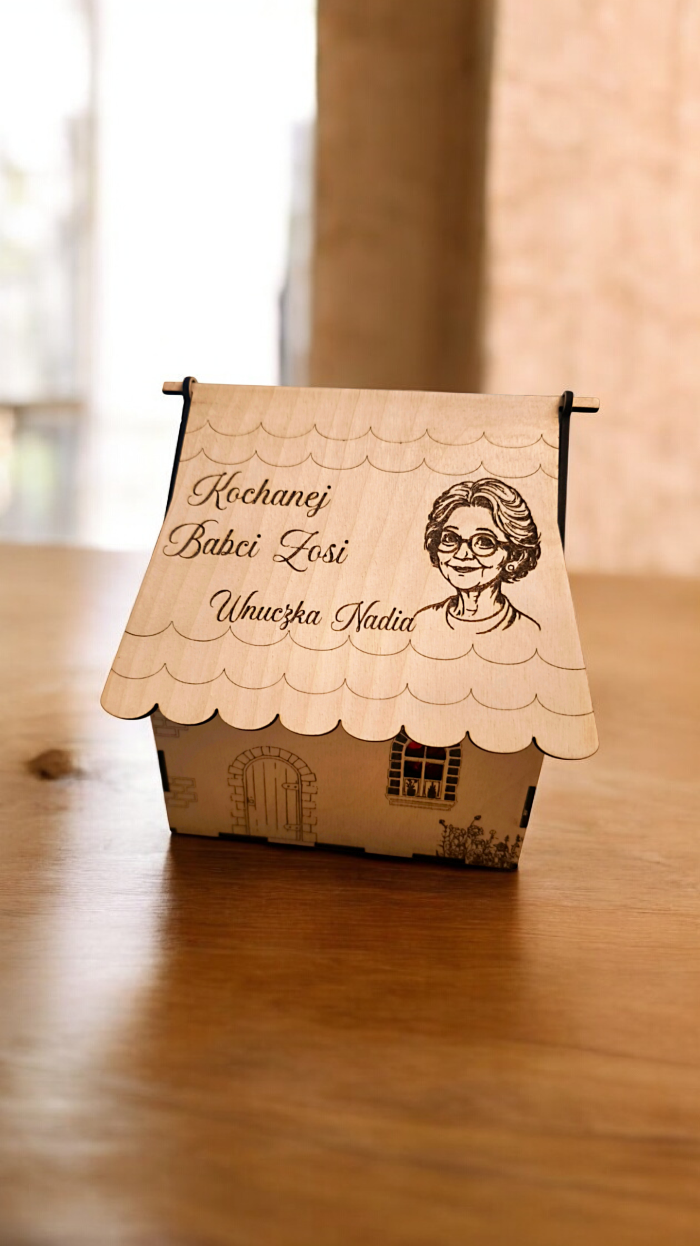 Drewniany domek dla Babci lub Dziadka - obrazek 6