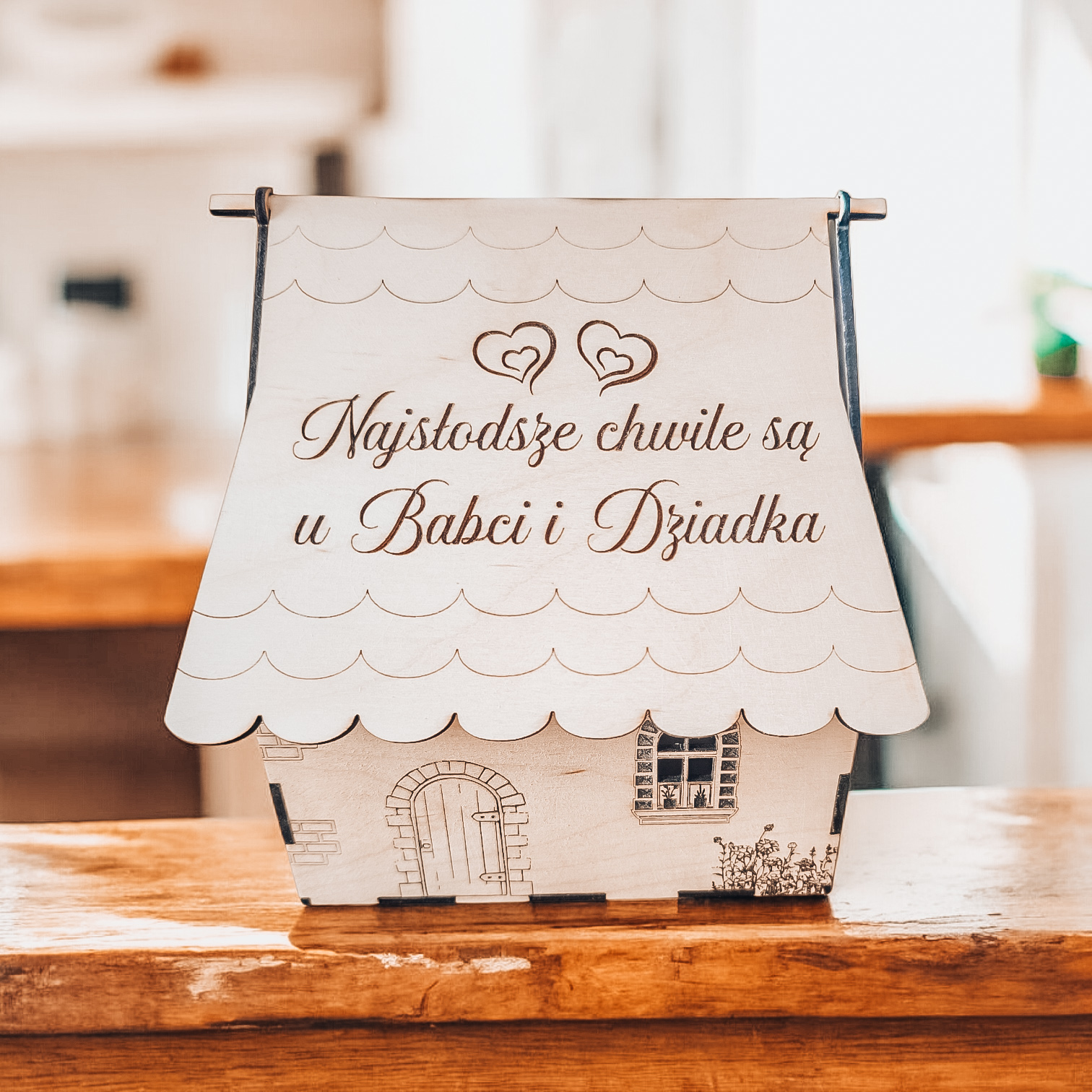 Drewniany domek dla Babci lub Dziadka - obrazek 5