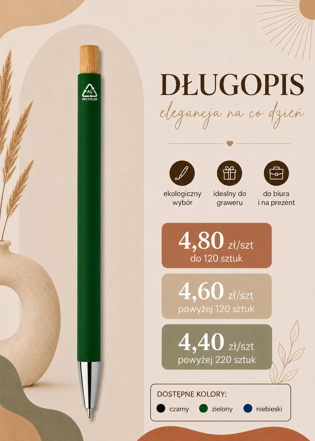DŁUGOPIS EKOLOGICZNY - obrazek 4